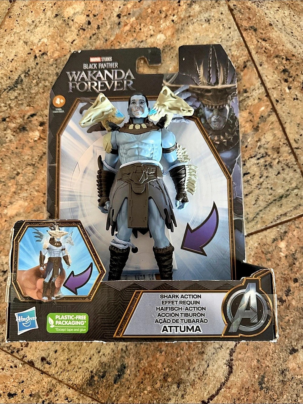 Hasbro Attuma Black Panther Wakanda Forever Action Figure NWT